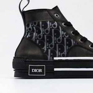 دیور ساقدار آبلیک مشکی Dior Oblique High