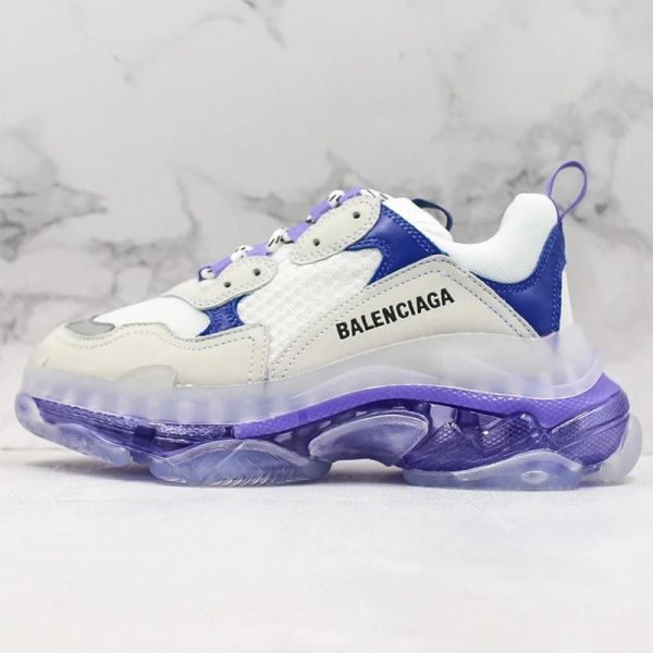 کفش زنانه بالنسیاگا Balenciaga Triple s white purple