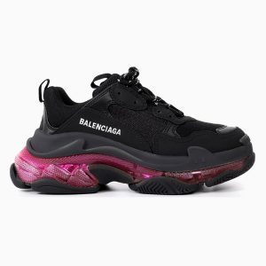 کفش زنانه بالنسیاگا Balenciaga Triple s black pink