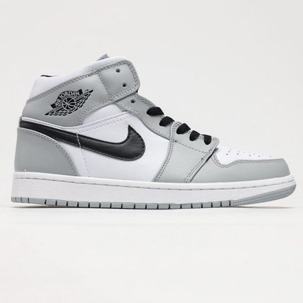 نایک جردن وان لایت اسموک گری Jordan 1 Mid Light Smoke Grey