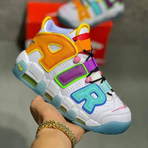 نایک ایر مور آپتمپو مولتی کالر Nike Air More Uptempo Multi-Color