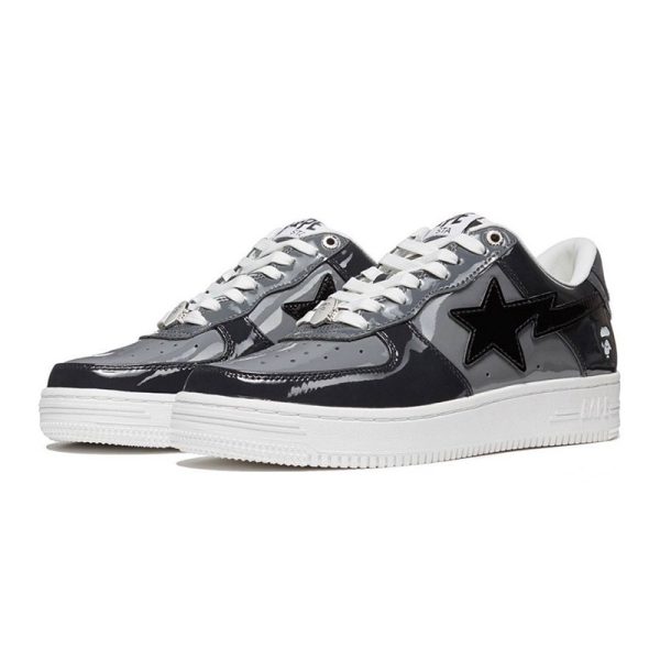 A Bathing Ape Bape Sta Low Grey Black