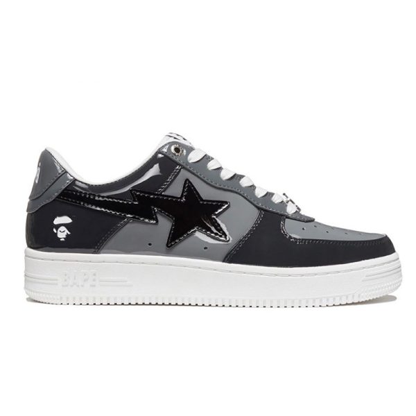 A Bathing Ape Bape Sta Low Grey Black