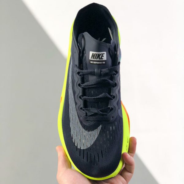 نایک زوم ویپرفلای Nike Zoom Vaporfly 4% سرمه ای سبز فسفری