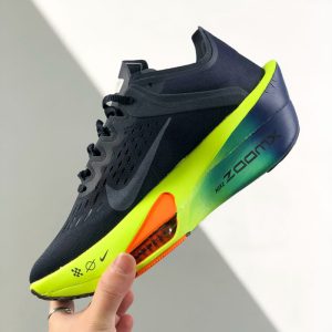 نایک زوم ویپرفلای Nike Zoom Vaporfly 4% سرمه ای سبز فسفری