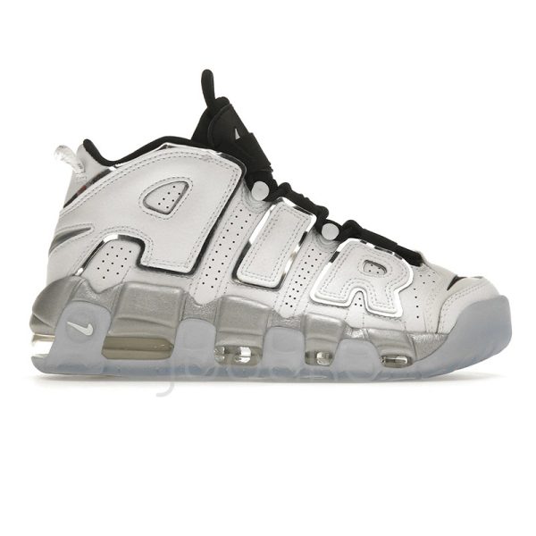 نایک ایر مور آپتمپو Nike Air More Uptempo White Chrome