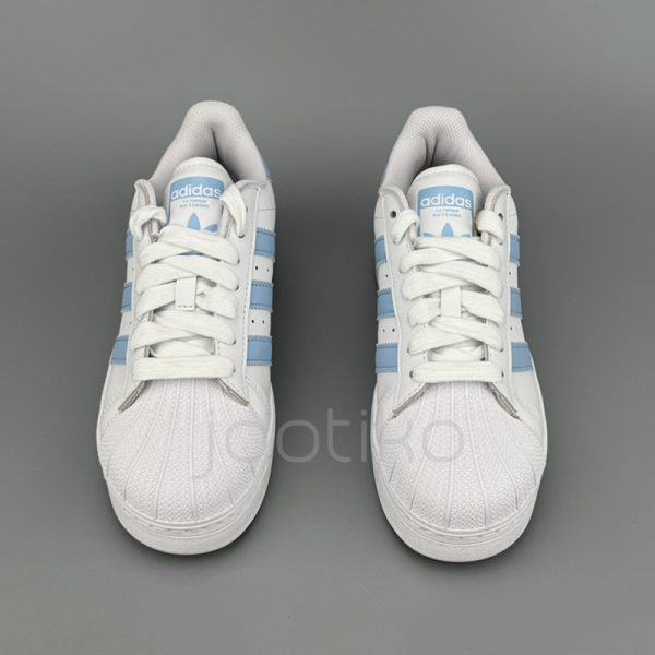 آدیداس سوپر استار ایکس ال جی Adidas Superstar XLG سفید آبی