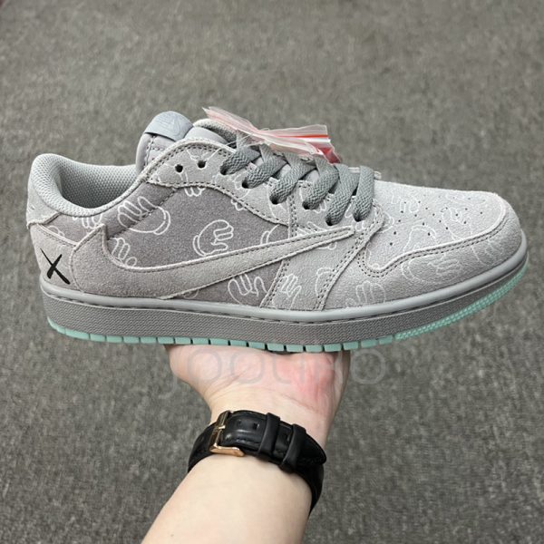 جردن وان لو کاز Jordan 1 Low Kaws طوسی