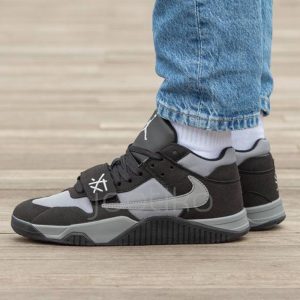 جردن جامپ من تراویس اسکات Jumpman Jack Travis Scott Cut The Check Black Grey مشکی طوسی