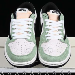 ایر جردن وان لو Travis Scott x Air Jordan 1 Low OG Green White Black سبز سفید مشکی