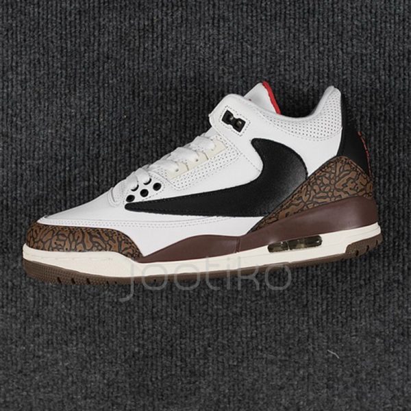 نایک جردن 3 رترو Travis Scott x Nike Air Jordan 3 Tan Brown