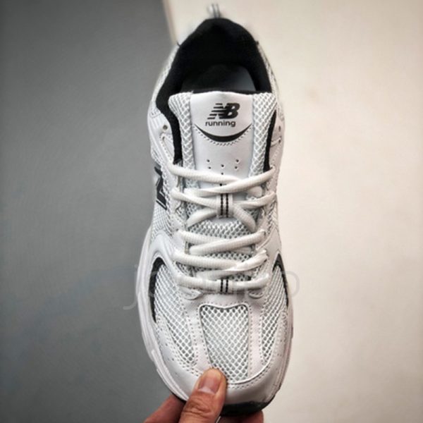 کفش نیوبالانس New Balance 530 White Black Details سفید مشکی