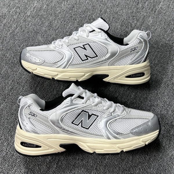 کفش نیوبالانس New Balance 530 Silver Cream کرم نقره ای