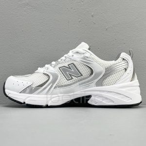 کفش نیوبالانس New Balance 530 White Silver Metallic نقره ای سفید متالیک