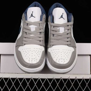 DC0774-042 جردن وان لو Jordan 1 Low Stealth French Blue استلث فرنچ بلو