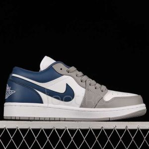 DC0774-042 جردن وان لو Jordan 1 Low Stealth French Blue استلث فرنچ بلو