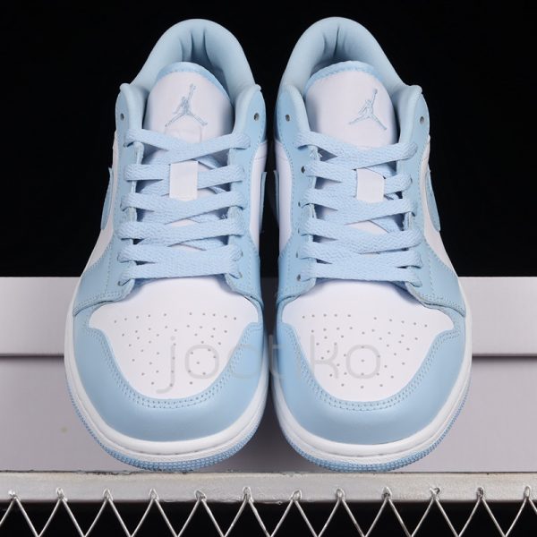 جردن وان لو Jordan 1 Low White Ice Blue