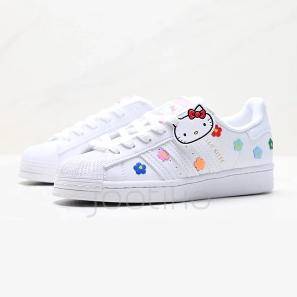 آدیداس سوپر استار adidas x Hello Kitty and Friends Superstar White کیتی